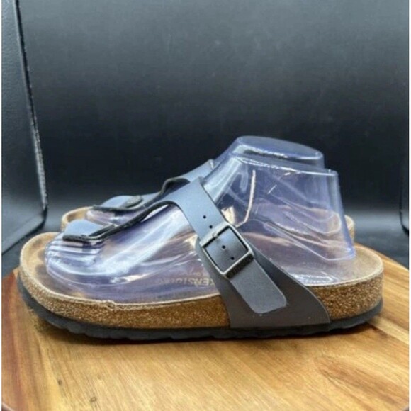 Birkenstock Gizeh Women’s Size 7 Sandals Birko-Flor Navy Blue Shoes